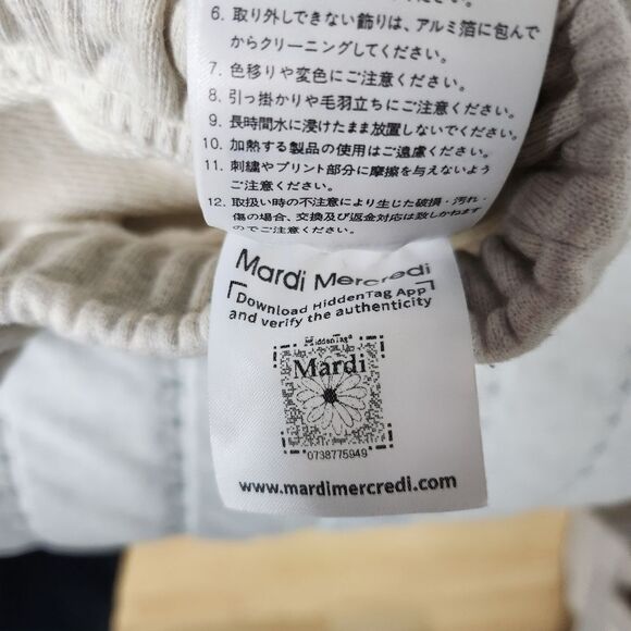 Mardi Mercredi Light Cream Colored Shorts - Picture 6 of 8